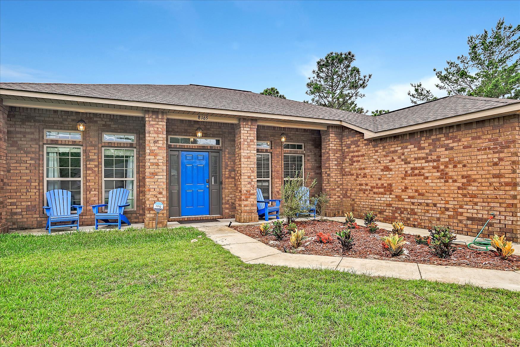 Beautiful 4 bedroom 2 bath home in the center of Navarre! Home has been updated with no carpet in the home at all. There has been some updates to the bathroom as well. Come see this one for yourself. The back yard is perfect size for a new pool and outdoor entertaining space. With a full price offer, home will include all appliances, including washer and dryer, back yard swing set and ring doorbell system with 6 cameras. Home also has solar panels to help with the energy costs. Seller is willing to pay half of the remaining solar loan with the right offer. Pictures coming soon.