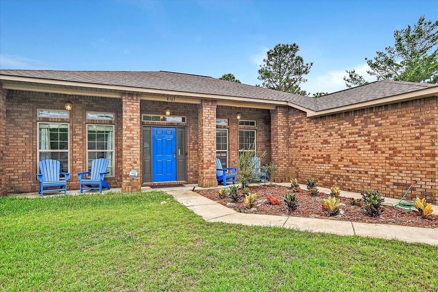 Beautiful 4 bedroom 2 bath home in the center of Navarre! Home has been updated with no carpet in the home at all. There has been some updates to the bathroom as well. Come see this one for yourself. The back yard is perfect size for a new pool and outdoor entertaining space. With a full price offer, home will include all appliances, including washer and dryer, back yard swing set and ring doorbell system with 6 cameras. Home also has solar panels to help with the energy costs. Seller is willing to pay half of the remaining solar loan with the right offer. Pictures coming soon.