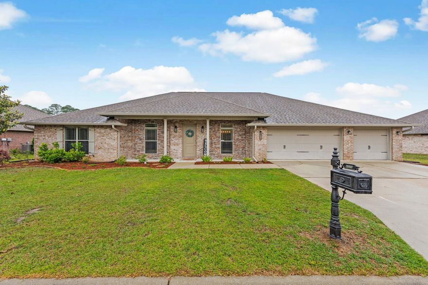 House is under contract with a 72 hour kick out clause. Call for more information. Come see this stunning home in South Crestview with 4 bedrooms PLUS an additional guest suite equipped with a kitchenette and its own bathroom. There's so much to love- large master suite, open concept living space, 3 car garage, updated light fixtures throughout the entire home, updated kitchen, granite countertops, brand new built-in electric fireplace., fenced backyard, office/flex space and recently painted interior. This home has been meticulously cared for and is move-in ready!located 15 minutes from Duke field or 7th group and 30 minutes from Eglin AFB. Convenient for beach trips. Schedule your showing today!