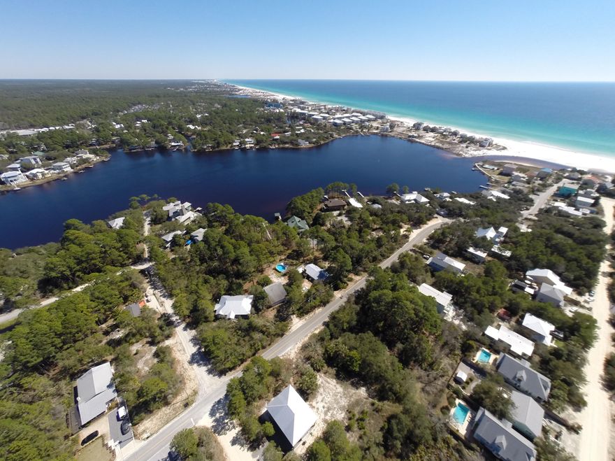 If you have ever dreamed of owning a piece of paradise at the beach, now is your chance to purchase this lovely lot, build your own beach house, walk down the street to the beach and enjoy this laid back atmosphere. Lot is south of Scenic 30A and within a few steps you can be on your paddle board or in a kayak on the Eastern Lake or in the Gulf.If you built up at least three stories, you may have a good view of the Eastern Lake and the Gulf.The adjoining Lot is also available for purchase.