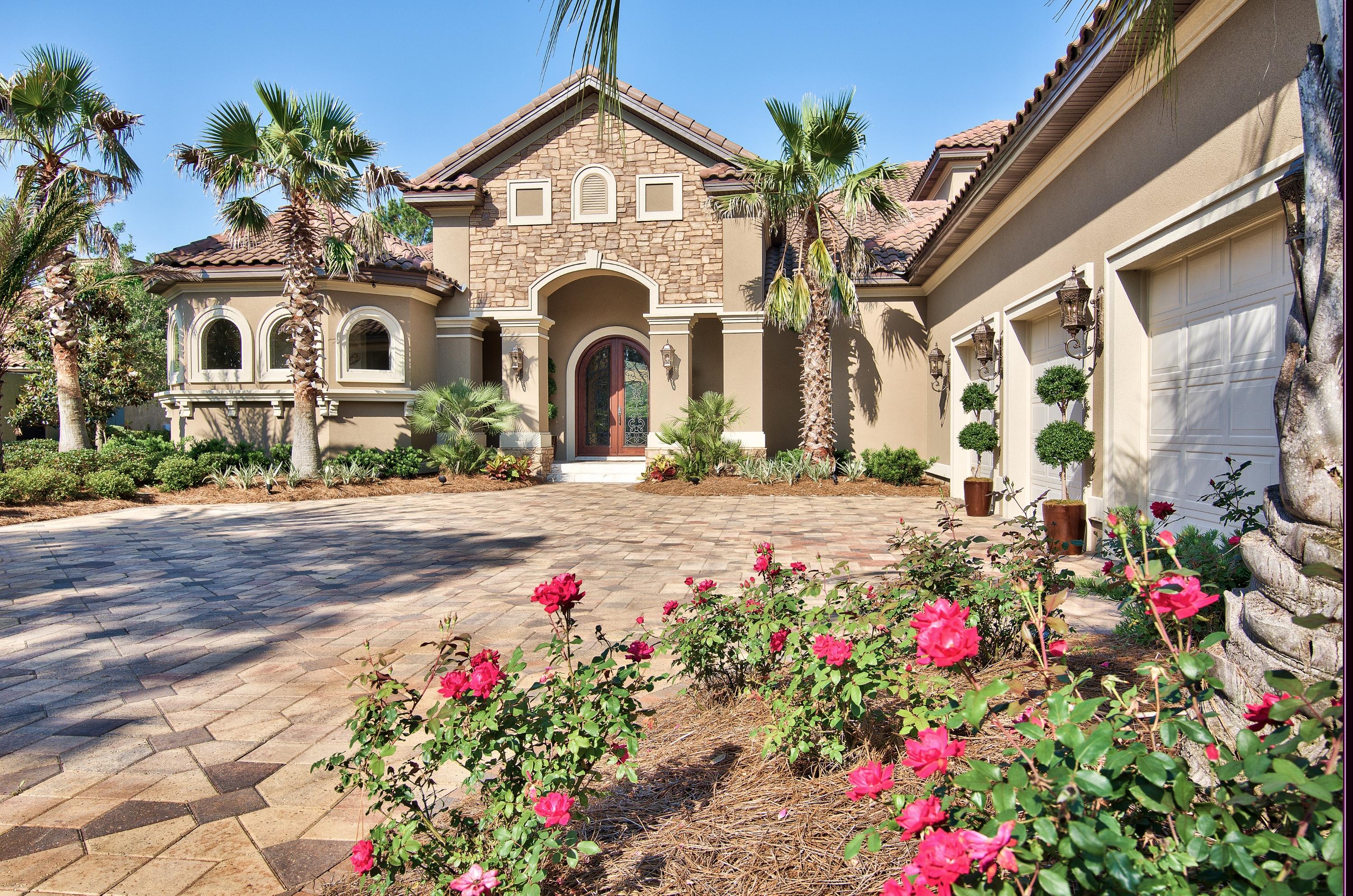 THE PERFECT HOUSE!!! BEHIND THE GATES OF BURNT PINE AT SANDESTIN GOLF AND BEACH RESORT SITS THIS IMMACULATE 5 BEDROOM 5 BATH HOME WITH LARGE POOL AND SPA, LOCATED ON AN ESTATE SIZED HOMESITE ON THE BURNT PINE GOLF COURSE. SPECTACULAR MASTER BEDROOM WITH LARGE HIS AND HER CLOSETS AND BATHS. GOURMET KITCHEN WITH LARGE WALK IN PANTRY, 2 THERMADOR REFRIGERATORS, ALL TOP OF THE LINE APPLIANCES ALONG WITH A WINE CELLAR. THE NICEST OUTDOOR LIVING AREA YOU WILL FIND WITH FIREPLACE AND SUMMER KITCHEN. ALL GUEST BEDROOMS HAVE THEIR OWN PRIVATE BATH. 3 BEDROOMS ARE ON THE FIRST FLOOR AND 2 GUEST BEDROOMS WITH ANOTHER LIVING AREA AND LARGE BALCONY ON THE 2ND FLOOR. CUSTOMIZED 3 CAR GARAGE. OF COURSE THE YARD IS LANDSCAPED PERFECTLY WITH LARGE PALM TREES. CALL FOR YOUR PRIVATE SHOWING TODAY.