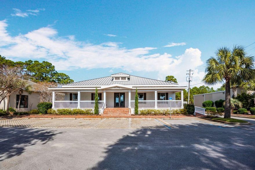 Beautiful commercial building with excellent visibility designed by DAG, Destin Architectural Group, has been home to successful retail businesses and would make a great office building as well. At 4,941 conditioned square feet and 5,673 total square feet, this steel building with a white painted brick facade and metal roof is is conveniently located in the heart of Miramar Beach, Florida, next to McCaskill & Company. The building features real wood flooring throughout the front showroom, a loading dock, office, two half baths, warehouse & kitchen. 100 feet of frontage on US Highway 98 and abundant parking are perfect for multiple uses. Priced to sell, call today.