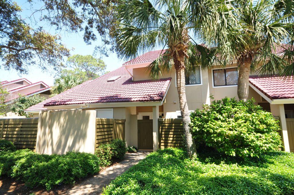 This property is located inside the desirable Sandestin Resort on the Beach side. It is a 2 Bed, 2.5 Bath Townhouse located on a lake and a 5 min walk to a private beach. The unit has kitchen, living room and dining space downstairs and two bedrooms located upstairs. The Master has a great view of the lake and beachwalk community. The patio offer a great private outdoor space and is a short walk to the community Pool. Great property for living. Short term rental or long term rental.