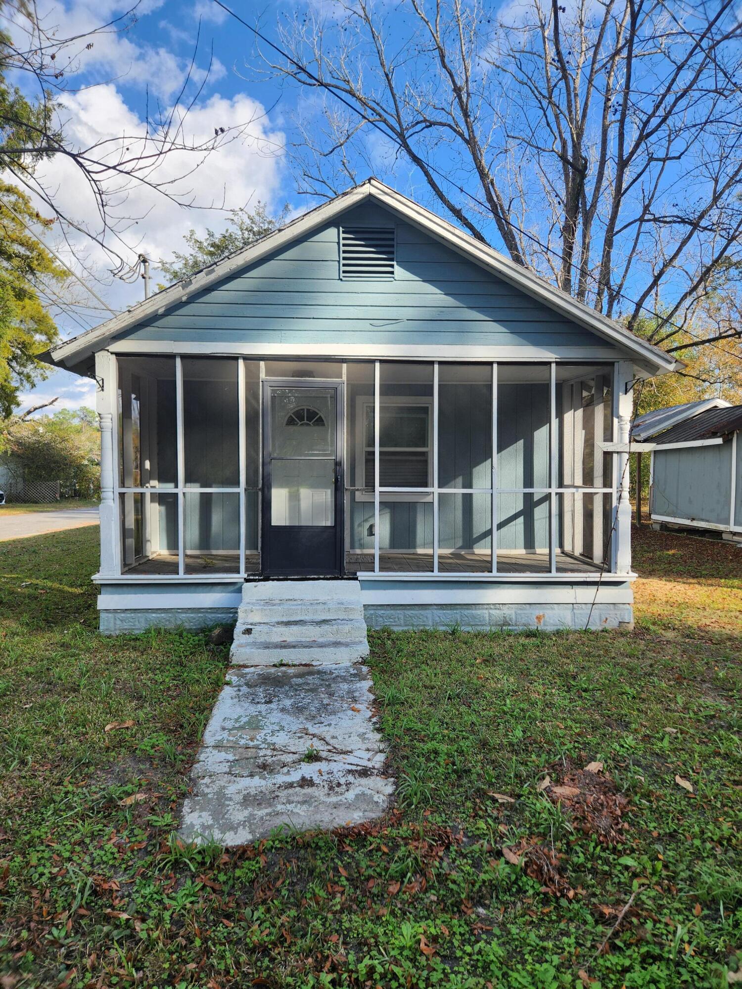 ATTENTION INVESTORS. Several opportunities await in Chipley on Main street. This home has already had the inside remodeled and is move-in ready.  Seller has added white cabinets, backsplash, new flooring, light fixtures, tub /shower combo, new vanity and toilet. This corner lot home boasts a new covered wood porch that overlooks the large back yard which can be transformed into another space for another rental property or fenced in for privacy, pets and children to play. There is an adjoining parcel MLS #965536 with another home that can be purchased as a package deal giving you several opportunities such as a total of 2 rentals properties, 2 fix and flips, or expand your rental potential by building two additional homes on the backside of the two parcels.  Local schools are Kate M. Smith Elementary, Roulhac Middle, and Chipley High School. Home was originally built in 1951 w/ an effective year of 1980. SELLER MOTIVATED WILL CONSIDER ALL OFFERS

