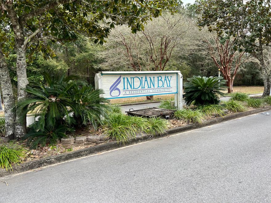 Ready to enjoy the privacy of the distinctive community of Indian Bay? Don't miss this great opportunity for a NEW home on this lot in a Cul de sac!  The community of Indian Bay enjoys deeded waterfront access to spectacular Choctawhatchee Bay. Enjoy the sunsets on the community's private beach. Fish at the end of the dock. BBQ at the gazebo and picnic table. To the east, famous Nick's restaurant is within 2 miles and Bay Flats Recreation Area is just a mile. To the west, within 3 miles, is Choctaw Beach Park with a public boat ramp, picnic areas, and public restrooms. This half acre lot is just waiting for your builder to start. If location and value are what you are looking for, then stop looking and start enjoying this peaceful, tranquil community.