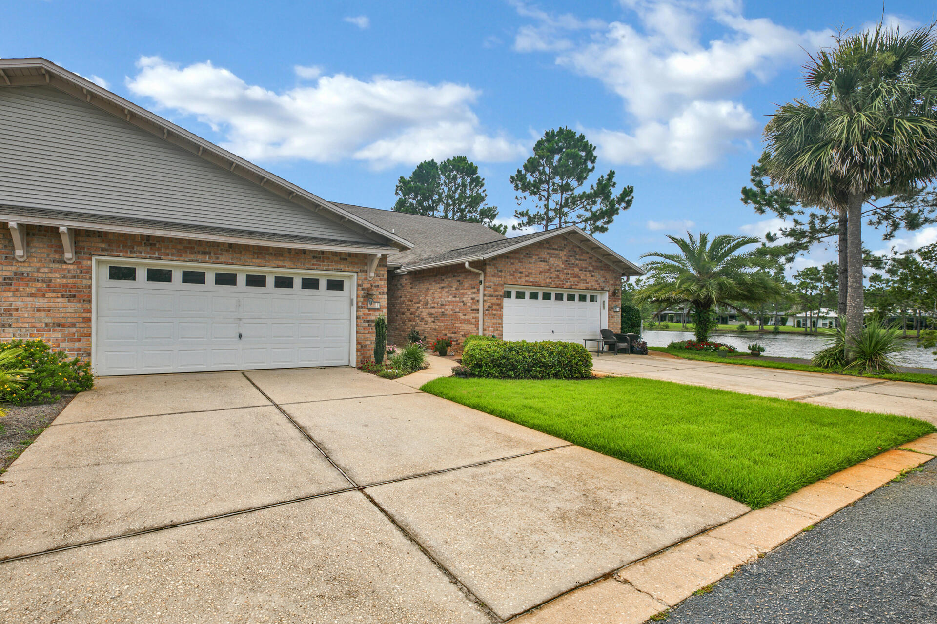 Space galore in this well maintained townhome south of Hwy 98. Walking trails to 30A beaches and Butler Elementary school from this neighborhood. Close proximity to Grand Boulevard for shopping, restaurants, movies as well as Sacred Heart Hospital. This home has 3 spacious bedrooms, a loft, 2 full baths, a powder room, a large, open living/dining area, a breezy screened porch open on 3 sides overlooking a pond & famous Picko's ski school lakes plus a 2 car garage. The large master is on the main level and located at the back of the home for quiet privacy. The master bath has double sinks & a large walk-in shower. Escada has a pool, tennis courts, basketball court and a community room. Come see this Charming home! Buyer to verify everything of importance. Minimum of 12 month rentals
