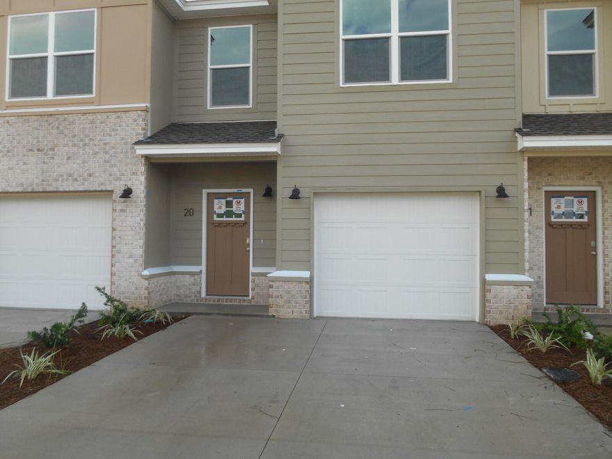 Brand NEW.  CONSTRUCTION COMPLETE!! Tuscan look and feel. One car garage, Split bedrooms for privacy and all bedrooms upstairs with living area downstairs. Granite in kitchen and baths. Convenient to shopping, beaches, and restaurants.     information is believed to be correct, Buyer to verify any and all information deemed important to them. HOA fee is subject to change. THESE ARE NOT FOR SHORT TERM RENTAL..