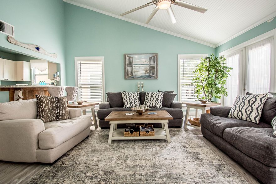 This newly renovated and beautifully decorated beach house comes furnished for under $400K. This stand alone home in Sandpiper Cove has amazing outdoor living spaces for entertaining. It has a dual carport that can house your boat, boat trailer, or golf cart. This property is a boaters paradise. With an on-site boat launch, you can bring your boat and tour the harbor, crab island, or the gulf all weekend. No boat? Spend the day by the beach then water taxi out to dinner for a sunset cruise around the harbor. Or stay on property and visit the on-site bar and restaurant, Louisiana Lagniappe. The possibilities are endless. Most utilities are included in the HOA, so it's a hassle free stay when you come and great for your renters too. Come see for yourself before it's too late! The property has deeded beach access across Gulf Shore Dr. It is a short walk over to the beach. Sandpiper Cove has 5 Community pools, 3 hot tubs, deeded beach access with a tiki bar to grab lunch or a refreshing beverage, tennis courts, shuffleboard, harbor access, and a Par 3 golf course.