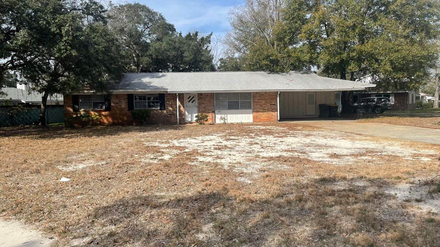 Here is the investor or do it yourself special! This layout is fit for a spacious yet cozy feel. Perfectly located in the heart of Fort Walton, you are only minutes away food and entertainment. A 3 bedroom 2 bath just waiting to turn good bones into a dream home. The roof was replaced in 2011 and appears to be in great condition. I'm sure it won't last long so reach out today to go under contract on this beauty.