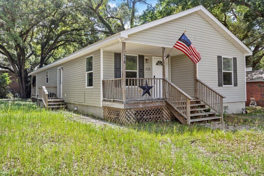 Check this one out!!  Great starter home or investment property, great rental opportunity, and proximity to NAS Pensacola.  4 bedrooms and 2 full bathrooms in a great location!  New flooring throughout, quiet street.  Roof is 2022, HVAC is 2023, water heater is 2017.  Easement behind the house allows walkable access to Bayou Grande.