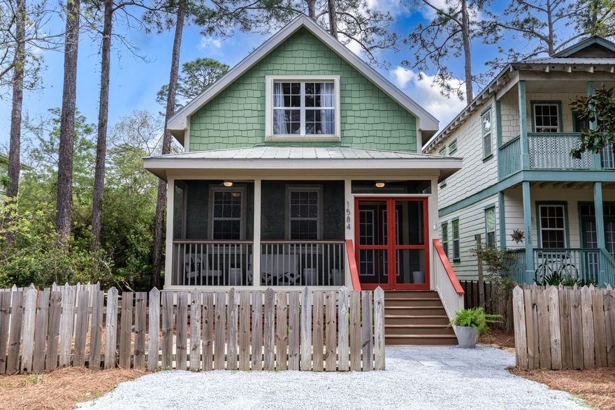 Charming 2BR, 2.5BA cottage just steps (approx.0.1 mi) from a public boat ramp with access to beautiful Choctawhatchee Bay. Enjoy a short stroll to fish, kayak, paddle board, or launch a boat and spend a day on the water.  This unique property offers convenient parking both front and rear. Even has raised garden beds and a garden shed for storage. Enjoy the serene surroundings and easy access to 30A and the Emerald Coast Beaches. Bonus space upstairs could be a home office. Lots of closet space in this home! Every detail, including new kitchen design in 2022, open floor plan, wood beams and an abundance of natural light make this coastal cottage perfect as a vacation rental or full-time residence. Located in the heart of Santa Rosa Beach, enjoy everything coastal living has to offer!