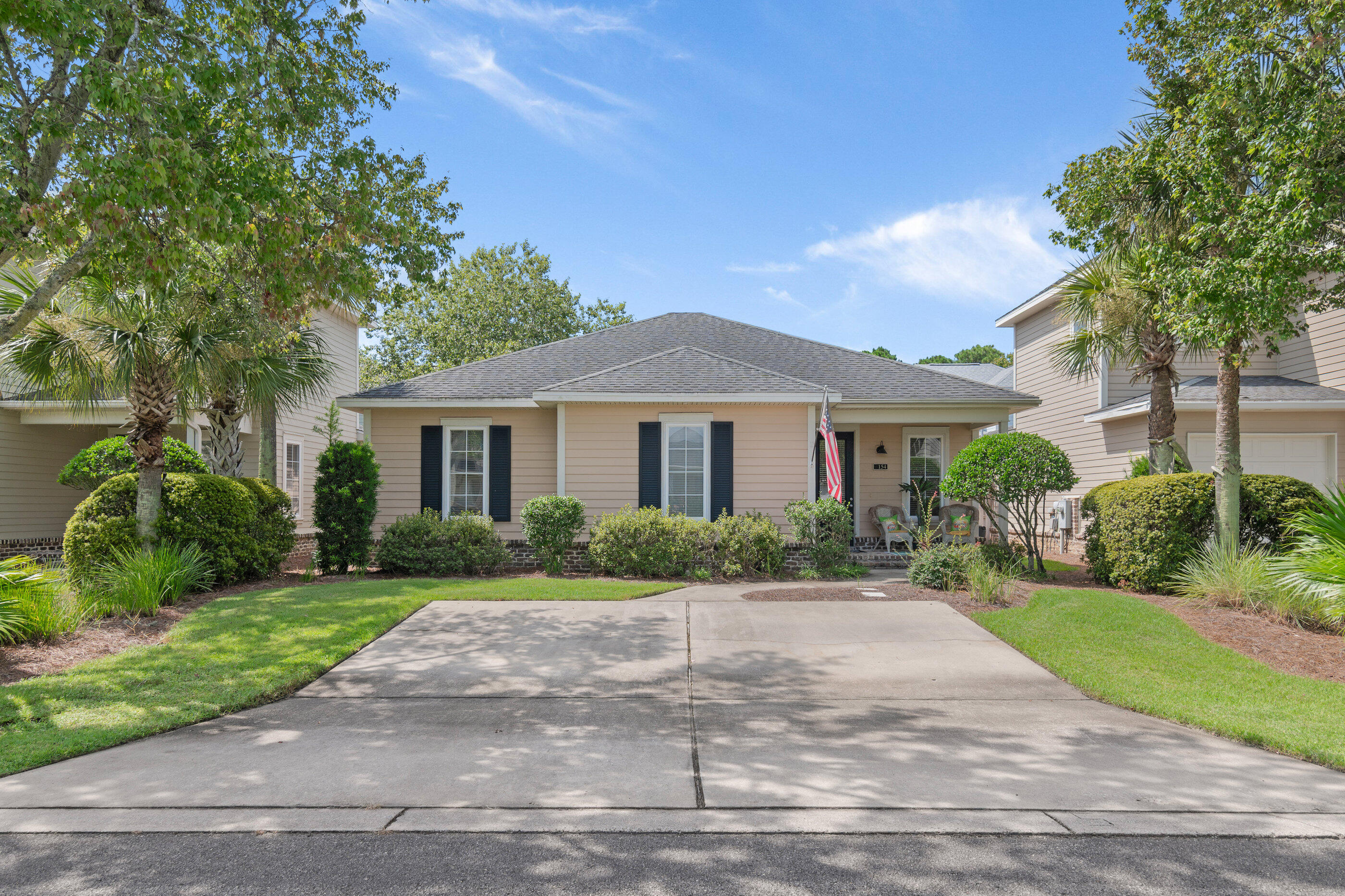 Charming 3BR/2BA home in Santa Rosa Beach. This property features an open living area filled with natural light, a functional kitchen with ample cabinet space, and granite countertops. Spacious bedrooms. The private backyard provides room to relax or entertain. Conveniently located close to Hwy 98 with easy access to schools, shopping, dining, and the sugar-white beaches of 30A. Driveway parking included. Tenant responsible for utilities. Church Street Village features a community pool clubhouse with kitchen facilities and a fitness room Lawn care included in the rent. All PMOTP residents are enrolled in the Resident Benefits Package (RBP) for $50/month which includes Tenant Insurance, HVAC air filter delivery and more! NO SMOKING AND NO PETS.
