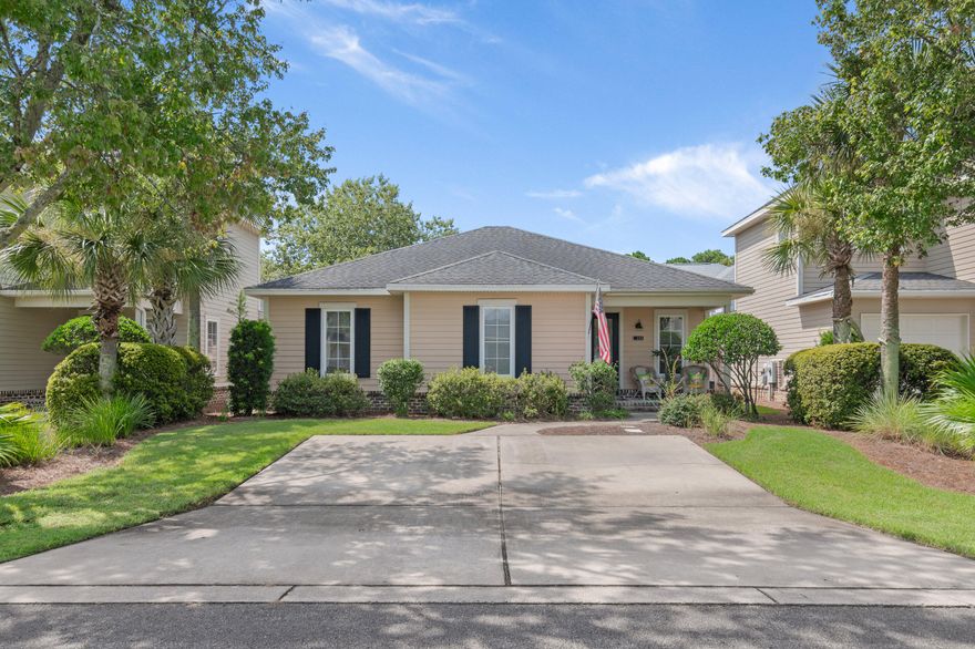 Charming 3BR/2BA home in Santa Rosa Beach. This property features an open living area filled with natural light, a functional kitchen with ample cabinet space, and granite countertops. Spacious bedrooms. The private backyard provides room to relax or entertain. Conveniently located close to Hwy 98 with easy access to schools, shopping, dining, and the sugar-white beaches of 30A. Driveway parking included. Tenant responsible for utilities. Church Street Village features a community pool, clubhouse with kitchen facilities, playground and a fitness room.  Lawn care is included in the rent. All PMOTP residents are enrolled in the Resident Benefits Package (RBP) for $50/month which includes Tenant Insurance, HVAC air filter delivery and more! NO SMOKING AND NO PETS.