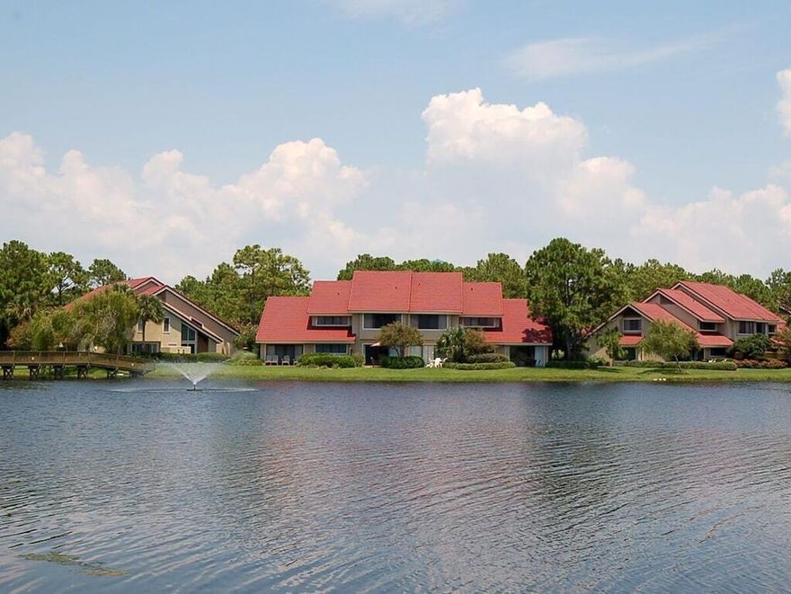 As your second home or vacation rental, you will love this 2-bedroom 2 5-bathroom townhome located in the desirable Beachwalk Villas on the renowned gated property of the Sandestin Golf and Beach Resort.  This newly renovated townhome has been upgraded with a relaxing color palate, wood detailing, new flooring, updated appliances, new HVAC,  wifi thermostat, and more.  (New roof is scheduled to be installed in 2023.) When you enter the property, you will be greeted with wonderful natural light, an open floor plan, and the beautiful view of Horseshoe Lake. 5075 Beachwalk is located near the community's lake bridge which leads to the Beachwalk Villas community pool, hot tub, & club house.  The popular community of Beachwalk Villas is just minutes from the beautiful sugar-white beaches of the