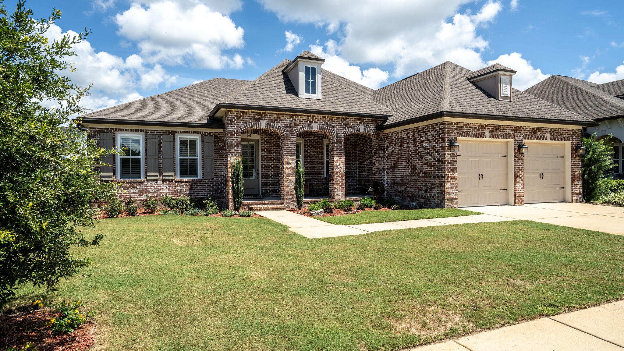 UNDER CONTRACT - Seller accepting backups. Stunning Randy Wise Home in Hammock Bay! This 4/2 open floor plan home is loaded with upgrades including: gourmet kitchen, granite, stainless, natural gas, 8 foot doors, high end cabinetry, oversized garage, beautiful screened lanai and roomy front porch.The kitchen is stunning with its large island, tiled backsplash, gas cooktop, wall oven, beautiful pendant lights, corner pantry & built-in Frigidaire refrigerator/freezer. Formal dining, breakfast area, and breakfast bar. Other options include designer lighting and ceiling fans, plantation shutters, blinds, Rinnai instant hot water, laundry room w/ sink & cabs, gas for BBQ on patio, and painted garage. Hammock bay is 22 mins to the sandy white beaches the Emerald Coast as well as the 26 mile Choctawhatchee Bay, and fishing piers. All Hammock Bay residents enjoy a 24/7 fitness club, owners' club, three beautiful swimming pools, nature trails, tennis, basketball, 60 acre sports complex, general store, outdoor amphitheater, playgrounds, dog park and more! Buyer to verify all information important to them.