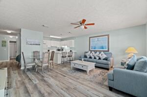 Beautifully updated condo across the street from the beach! Perfect for your vacation home or short term rental investment. This Unit has been updated and refurnished, turnkey and ready to go. Located about two miles from Pier Park and the city pier.