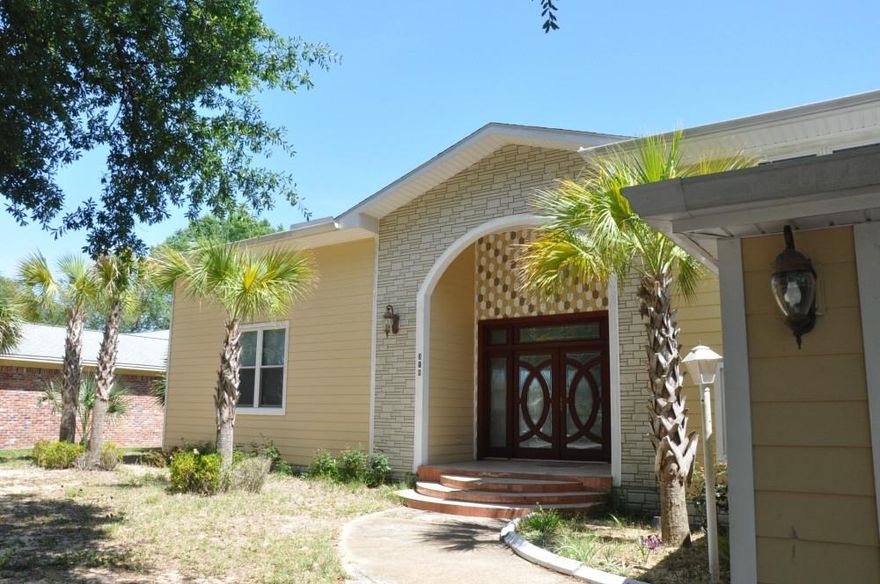 Sailboat owners this property is for you. Deep water with access to Choctawhatchee Bay. Exciting location in the heart of Fort Walton Beach on Good Thing Lake. Home features 4 bedrooms 3 baths. there living area, large dining room. One bedroom downstairs & 3 bedrooms upstairs. From the balcony off 2nd floor Master you can see Emerald Grande and Destin Bridge. Entry doors were shipped from Poland and cost over $10,000. This is a must see home. Seller is selling in ''AS IS'' condition. Please note Seller Disclosure Form & Seller Realtor Interest Addendum with documents on MLS.