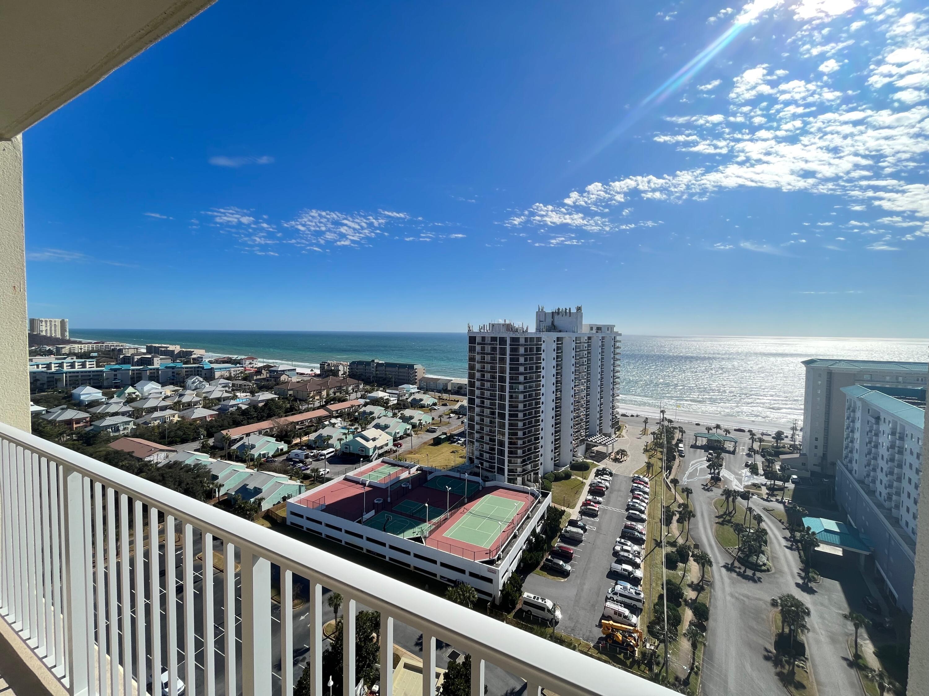 LOCATION LOCATION LOCATION! Incredible views! Enjoy waking up just steps from the beach! Ariel Dunes I is one of the newest condos in Miramar Beach, located at Seascape Golf, Beach, and Tennis Resort. This condo offers a plethora of PEDESTRIAN FRIENDLY ACTIVITIES such as dining, golfing, tennis, fitness center, swimming pools, and of course - 2000' +/- of gorgeous DEEDED BEACH ACCESS . This unit is RENTAL READY. 2021 Base Rent was $31,436 . This well maintained unit has stainless steel appliances featuring a flat top stove, granite countertops, hallway bunks, one and a half bathrooms for convenience, and can sleep up to 6 people.