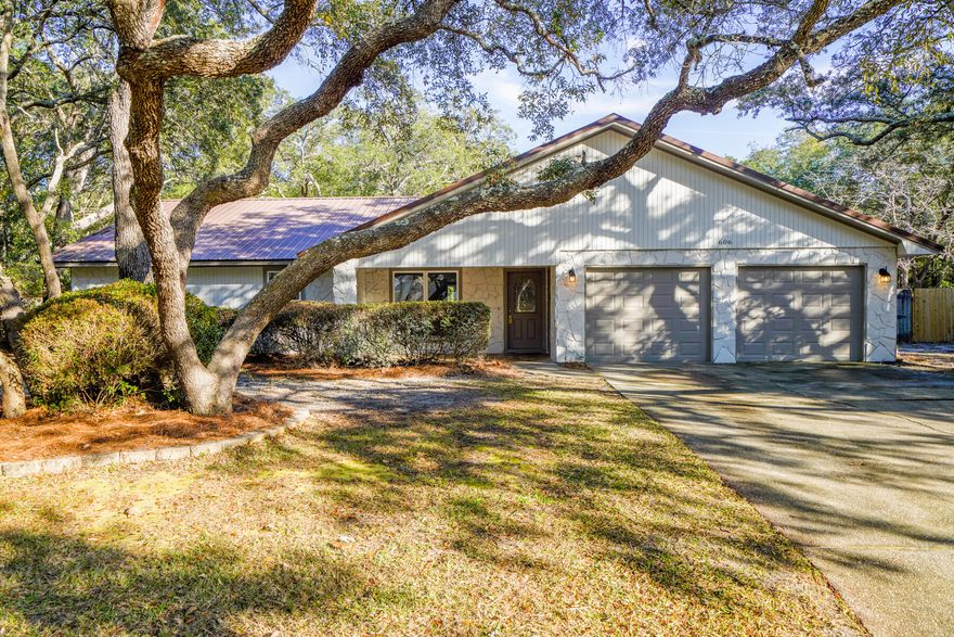 Check out this amazing renovated 4 bed 2 bath home with a two car garage located in the desirable Bluewater Bay area. Interior features include new LVP flooring in main living areas, carpet in bedrooms, new Brushed Nickel Fixtures, Granite Countertops & stainless appliances. The spacious great room has a wood burning fireplace and is adjoined by a beautiful Florida room that opens up to a large privacy fenced in back yard. There is plenty of room for entertaining! All 4 bedrooms are very spacious. This home backs up to a reservation and offers a  tons of exterior yard space. Convenient to all things Niceville and just a short ride to Destin over the Midbay Bridge. Bluewater Bay also offers a pool convenient to members for a fee! Call for more informatino today.