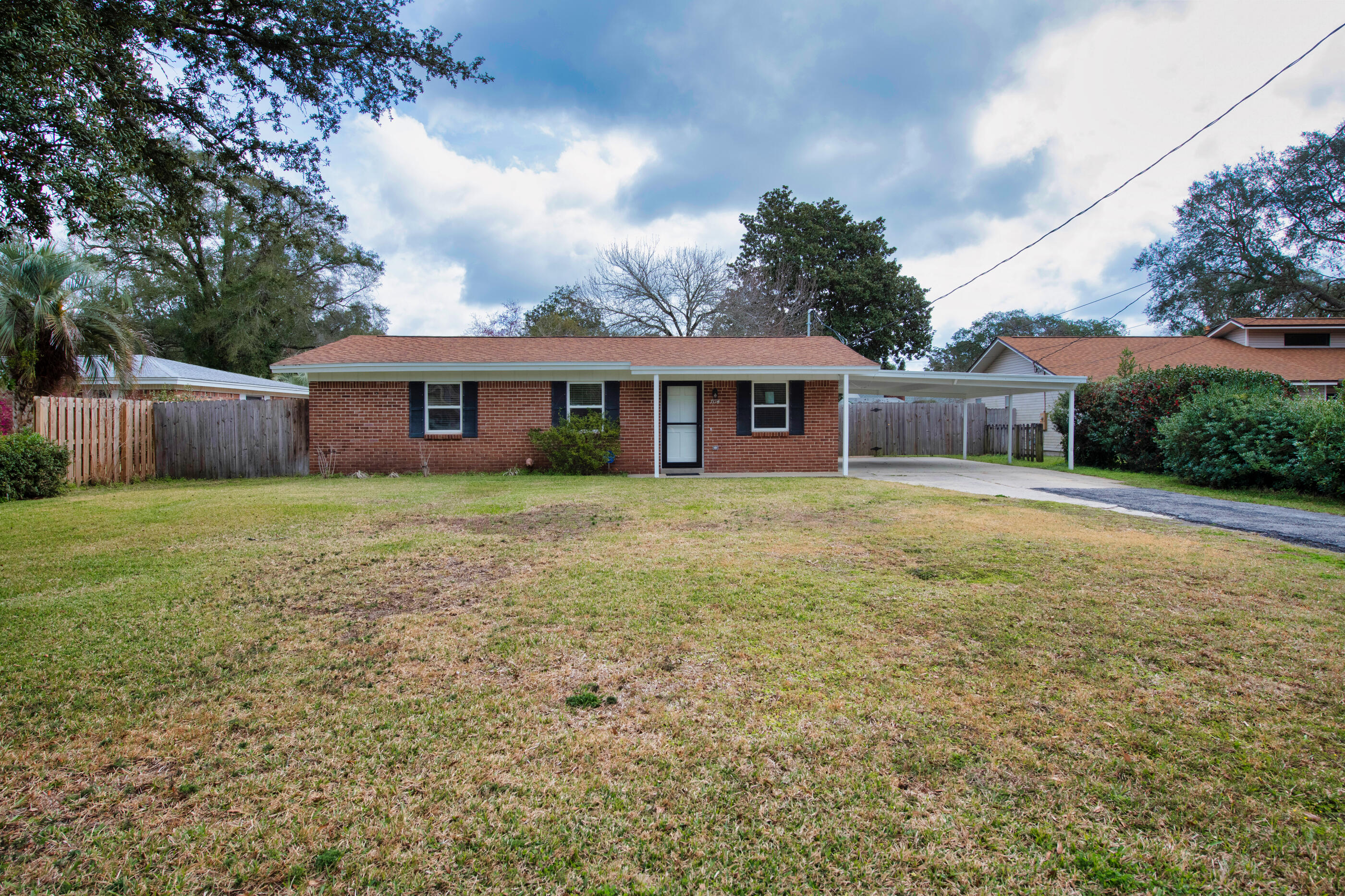 Location, Location, Location. Welcome to this adorable cottage on a cul-de-sac street with mature trees throughout neighborhood. This area is quiet and peaceful. Very large lot with room for a pool and room to grow. Potential space available to add on whatever you like.There are 3 bedrooms, 1 and 1/2 baths, open kitchen to dining room and living area. Roof replaced in 2016, completely rewired in January 2025, HVAC replaced in 2025. Great starter or investment property.