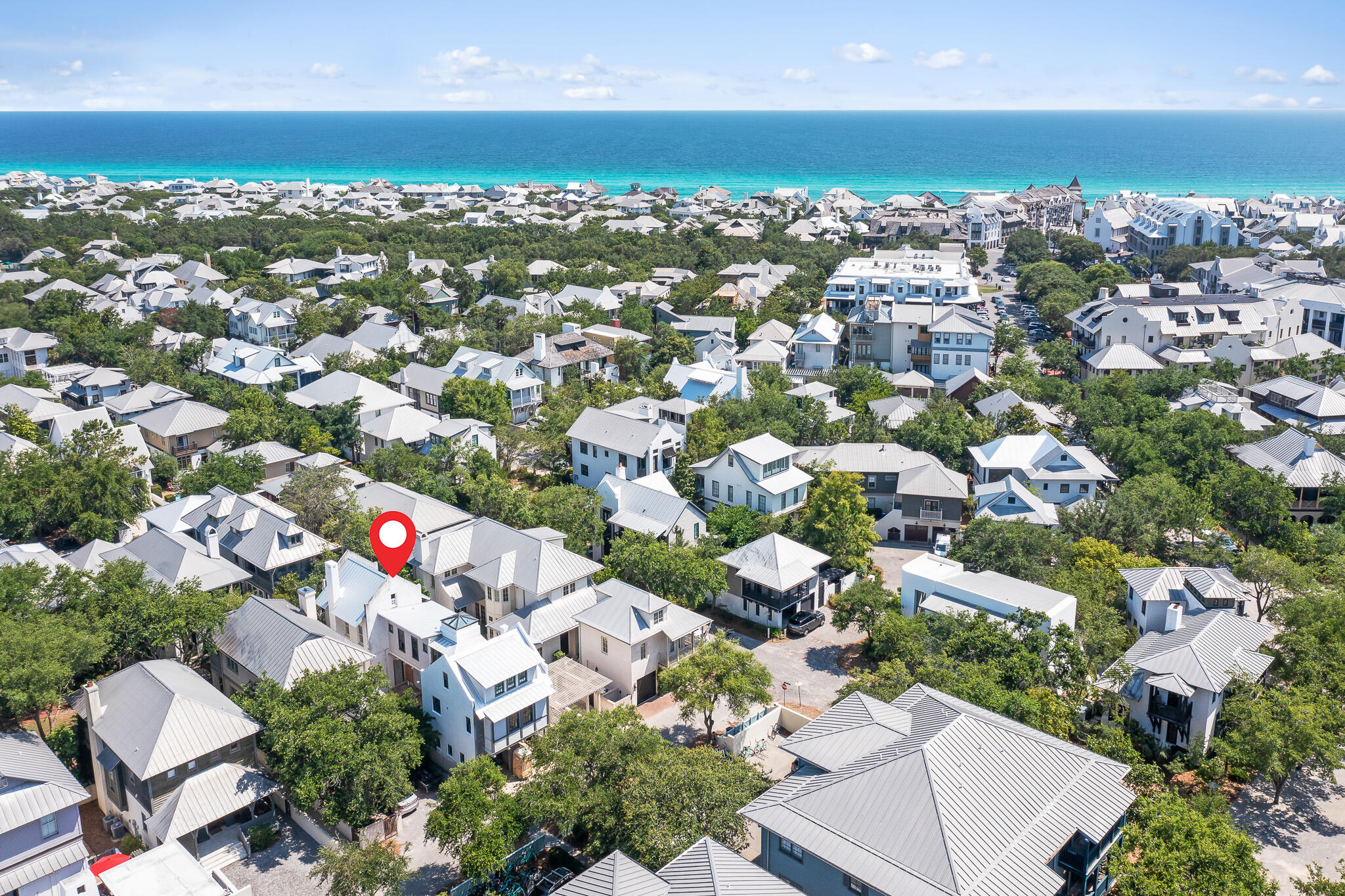 Building upon the original one-bedroom home,  Rosemary Beach's first town architect Mark Tanney has returned to this special site to elevate it to its highest and best use and create a brand new, spacious coastal residence with carriage house, garage, and private pool with summer kitchen. Positioned on a quiet and charming pedestrian path, a short stroll will have you in town center or at the beach in just minutes. The new urbanism community of Rosemary Beach lends an idyllic lifestyle, rich with amenities, all walkable.  Builder Ryan Pfniesel is overseeing construction, with the custom home scheduled for completion in early winter. Rental revenue projected at over $205K.