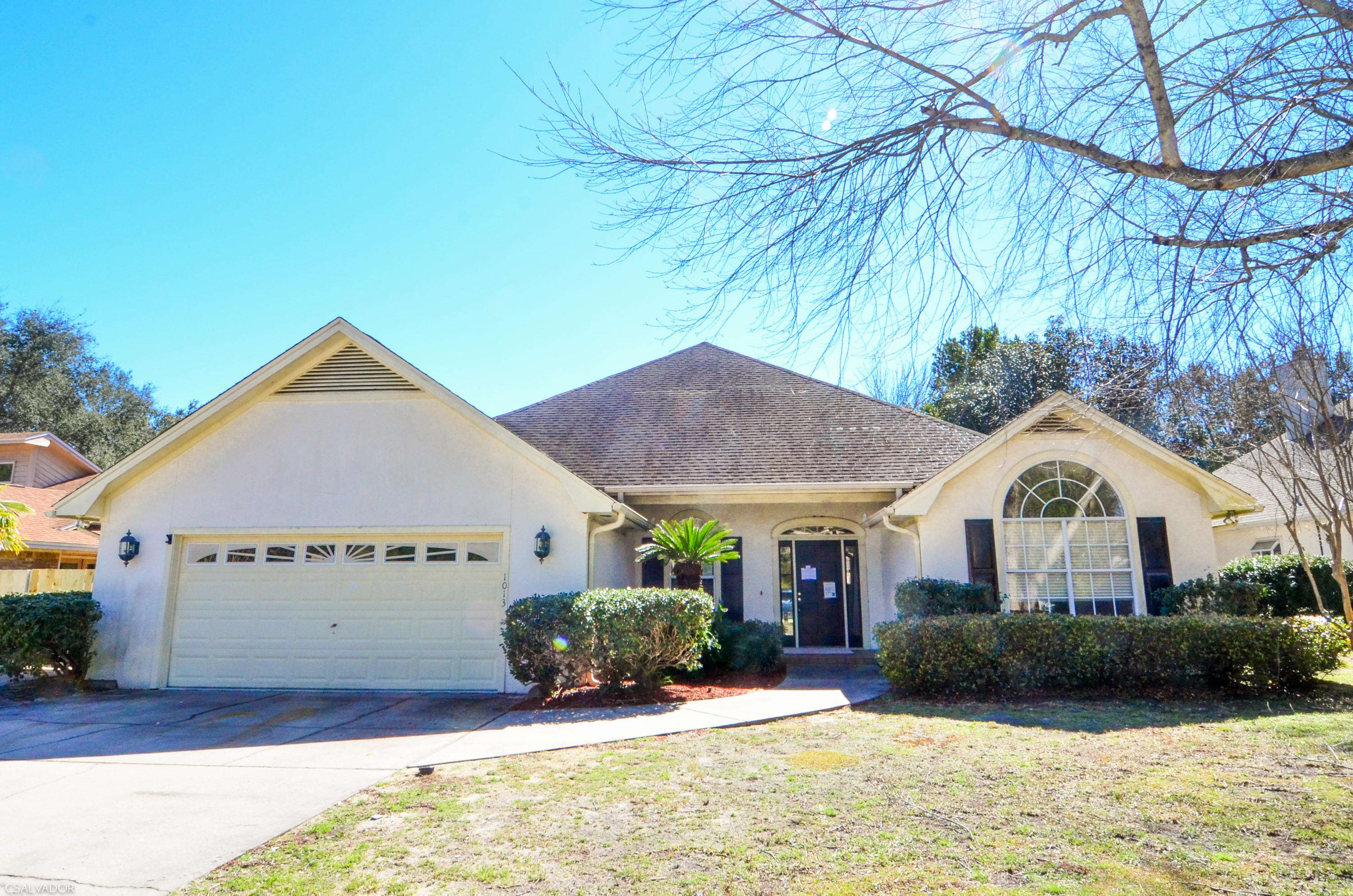This Home is located at the 5th green of The Meadow's Golf Course in the gated Bay Point community. The house has an open floor plan perfect for entertaining and a split bedroom plan perfect for guest. These are two living areas one is off of the master suite and has a fireplace . The kitchen is bright and airy with an eating area. The Florida room is my favorite room . It can be accessed from the main living area; kitchen or master bedroom. It had a great view of the golf course and can be used as additional living space. This home comes complete with a double garage. The Golf cart friendly community of Bay Point has a wonderful atmosphere. The community has a Marina; tennis and two golf courses. If you ever dreamed of living in Bay Point here is your opportunity.