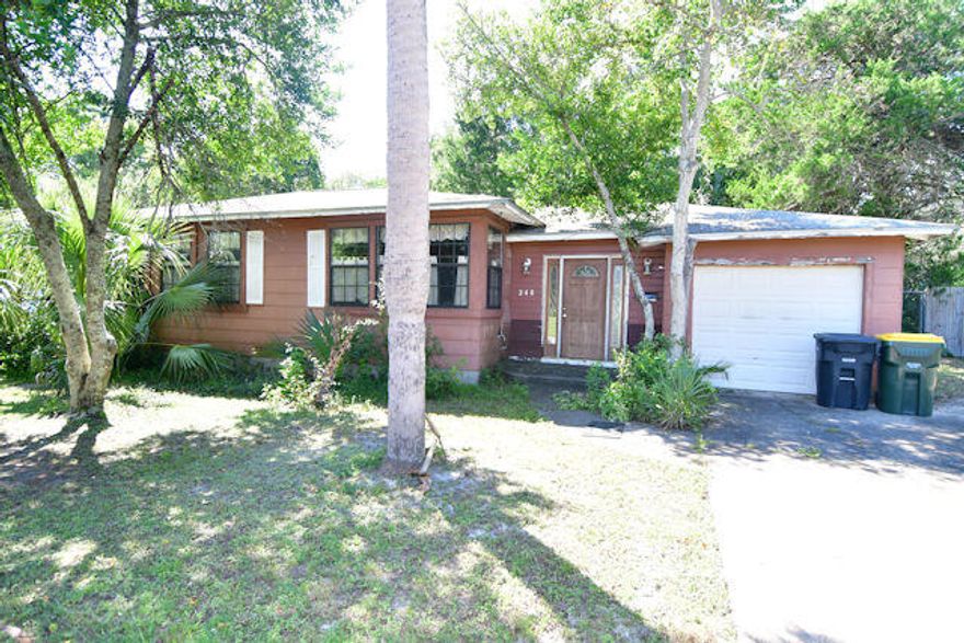 Calling all investors. Home needs work.  This is an investor project.  Home located within a short distance of neighborhood park with playground equipment and water access.  The HVAC does not work, The, roof is 25 years old. A highly desirable neighborhood.  The former breezeway of the home was enclosed to make additional living space. The kitchen is open to living room.  Beautiful large lot. Location, Location, Location.