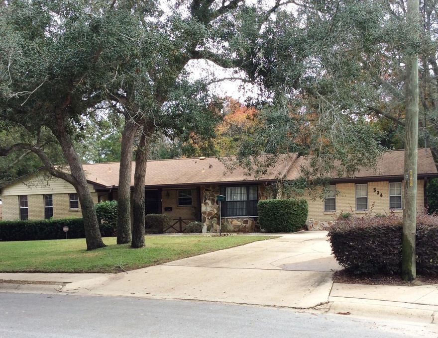 Location, location, location!! This spacious Ranch style home located in the ''Heart of Niceville'' is move in ready. Landscaped, well maintained front yard with great curb appeal. Enter this charming home from the inviting front porch. Living room has sliding glass door, which overlooks the patio. Kitchen comes with all appliances. Breakfast area has built in custom cabinets. An alarm system is included with the home. There is an inside laundry room. This 4 bedroom, 2 bath home also has a bonus room. Additional storage in walk-in attic. This home has a large, fenced in yard, sprinkler system, a large shed, and a nice patio area. Hurry, this home is priced right and will not last long. Conveniently located close to great schools, shopping, restaurants and Eglin AFB. Stop by and see it!