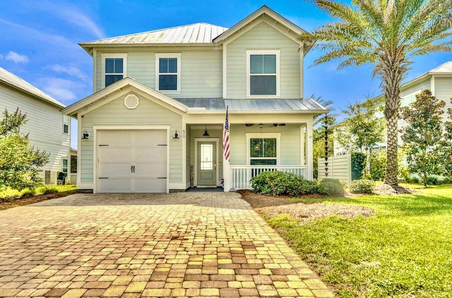 Tucked away on one of the largest and most desirable lots in Grande Pointe, this thoughtfully designed beachside retreat invites you to embrace the laid-back coastal lifestyle. With tranquil lake views and a lush backdrop of protected forest within Camp Helen State Park, the setting is both peaceful and private--perfect for morning coffee on the porch or evening sunsets over the water. Just steps from the community clubhouse and resort-style pool, the location couldn't be more ideal. Plus, ample space for a private backyard pool adds even more potential for outdoor living and entertaining under the Florida sun.Inside, the home offers a relaxed yet refined atmosphere with 4 spacious bedrooms and 3.5 baths, including a sought after first-floor master suite. The open-concept living area flows seamlessly into a well-appointed kitchen with a generous island, perfect for gathering after a day at the beach. A formal dining room adds charm and function for hosting friends and family. Upstairs, a large bonus room provides the flexibility to create your ideal media space, home office, or kids' hangoutall just minutes from the sugar-white sands and turquoise waters of 30A.
