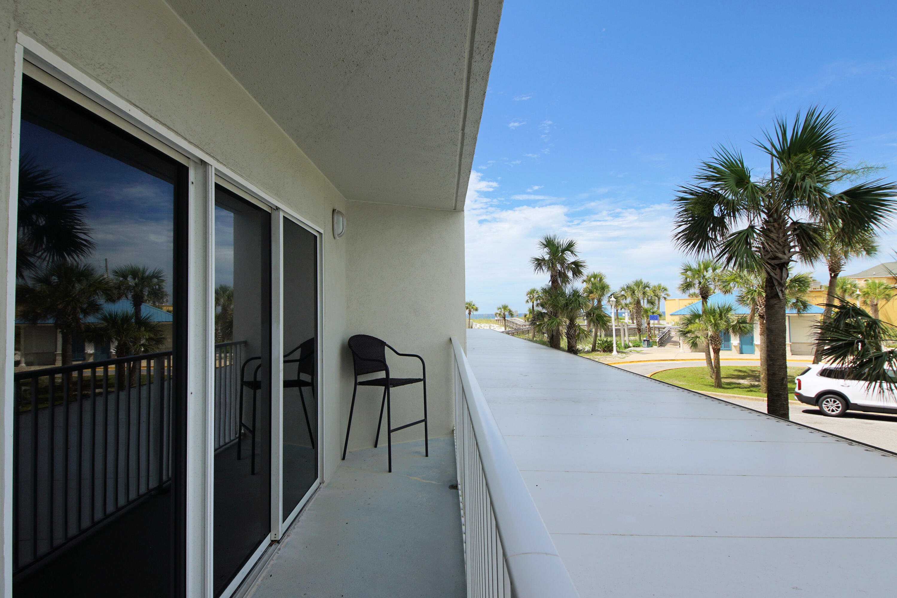 Waterviews! This 2 Bedroom 2 Bath Condo has Been a Primary Residence and Beautifully Maintained. The Kitchen and Bathrooms have Tile Flooring with Laminate Flooring Throughout the Rest of the Living Space - Easy Cleanup! Enjoy the Views from the Large Balcony. Unit is Located Next to Buyer to Public Access so You won't Have a High Rise Next to You. Enjoy the Many Amenities of Seacrest, Heated Pool, Gym, Covered Parking and a Private Beach. Buyer to verify all measurements and pertinent information.