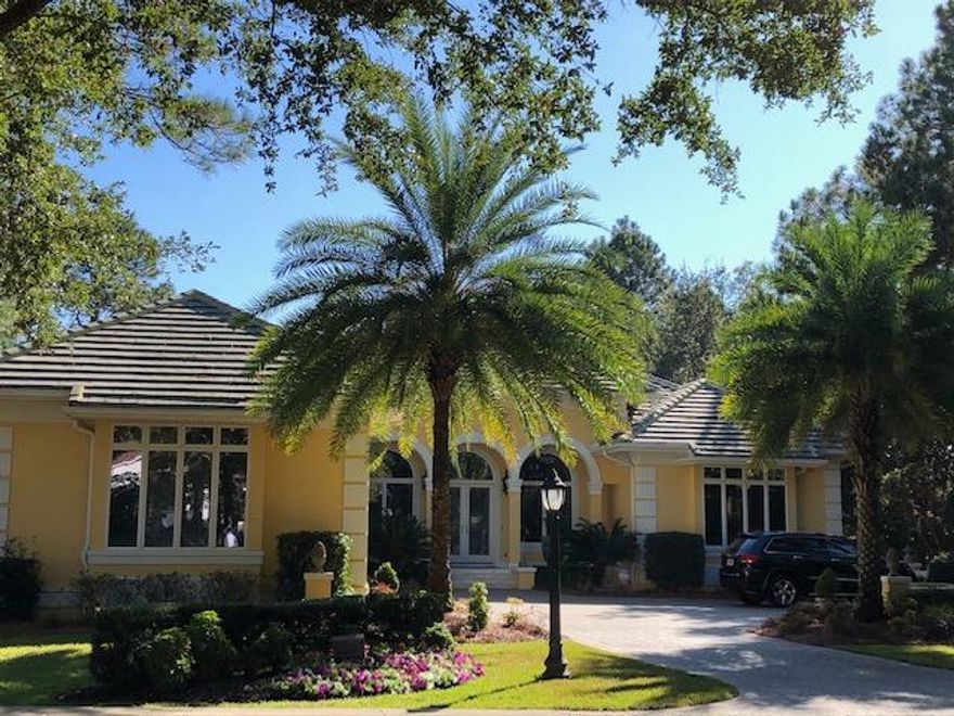 Dreaming of a Golf Course Home with a Private Pool ?  This Elegant custom home offers unparalleled craftsmanship. The open floorplan welcomes you upon entry with it's 13' 6' ceiling in the Living/Dining Room and 12' ceilings in the rest of the home. Beautiful Harwood Floors throughout. Kitchen Features an Island for entertaining, granite countertops, soft close cabinets, a pantry & stainless appliances. There are 3 BR's & 4 Full BA's & an Office with built in book shelves.  Anderson windows provide plenty of natural lighting. The covered back porch includes a gas firepit and the pool deck has an inground, waterfall pool for cooling off on warm summer days. Home sits on the golf course as well, so don't miss your opportunity to Live the Lifestyle that Sandestin Resort has to offer!