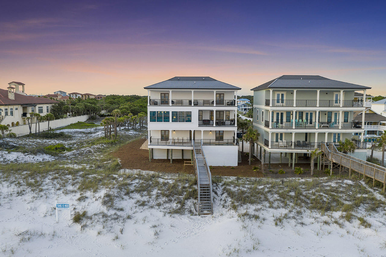 306 Tang O Mar is your perfect beach front RENTAL MACHINE! Just renovated to add an additional 230 sq. ft. of space in the living area, a state of the art movie theater, and a four car garage! This home is complete with 8 bedrooms, an oversized family and dinning area with a jaw dropping 180 degree view of the Gulf of Mexico. Your very own private gulf front pool. Your own private beach walkover for easy access down the the beach. Every bedroom comes with its own en-suite personal bathroom. Elevator for easy movement of luggage. Four car parking garages and massive driveway for large event parking. Property is projected to do over $330,000 in 2021.