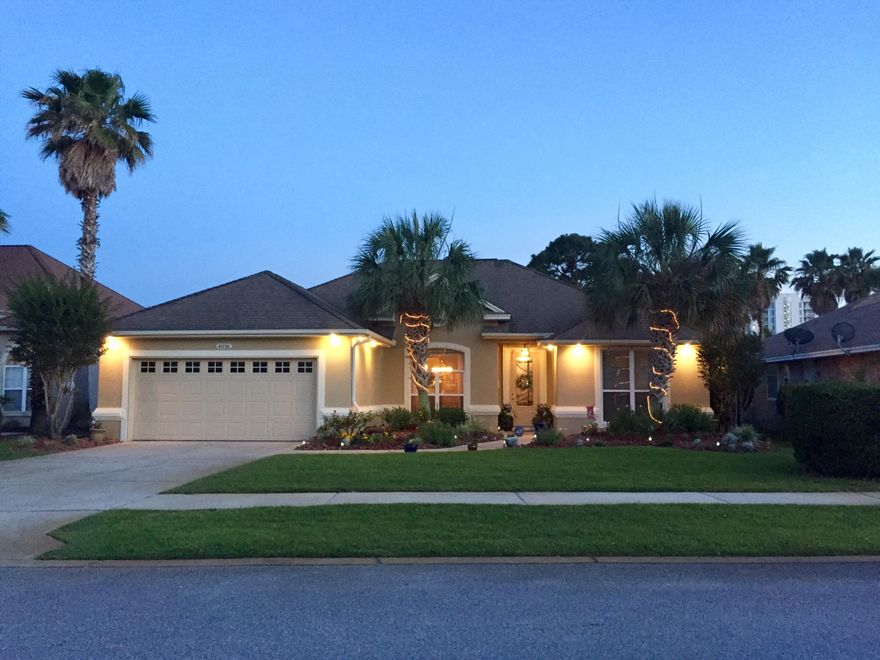 IMMACULATE, better than new, former Parade of homes winner by Judy Diviny with an amazing floor plan,one of a kind interior details and finishing, high ceilings with intricate trim and lighting, hand rubbed custom cabinet finishing in the most tranquil and serene colors, custom stained glass transoms and cabinet doors, brand new AC/Furnace,New tile throughout,hardwood in bedrooms, Recent Rhino Shield Paint with 20 yr warranty, perfectly manicured lot with new hot tub irrigation system and well, hurricane shutters, new steam washer dryer (conveys), 2 living areas, and gas fireplace. The master Bath is over the top, huge soaking tub with built in bench and wall mounted waterfall faucet, a skylight, a large walk in shower with a built in Towel warmer, double vanities, custom finished walls,