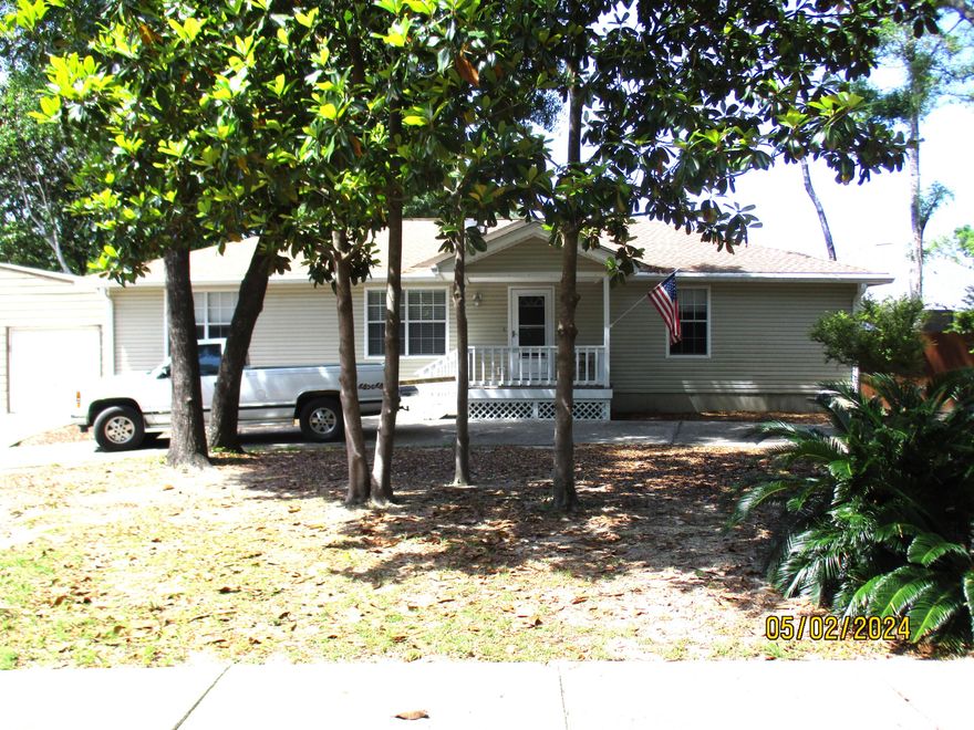Live minutes from Eglin in this beautifully maintained and updated home with an expansive yard! Granite countertops, an island bar, and stainless-steel appliances completes this kitchen with laundry off the side which includes a full-size washer and dryer. Great opportunity to entertain in the beautiful backyard, complete with firepit. Charge your electric vehicle in the garage space. There is a great workshop/ storage area beyond the garage. Like to kayak or paddle board? The Florida Park is just down the street to launch out for a day on the water. Absolutely no smoking and small pet may be considered upon owner approval.  Renter's Insurance required. Cleaning fee. Military clause. Agent must accompany showings. Renter to verify all important information. Apply at www.850rents.co
