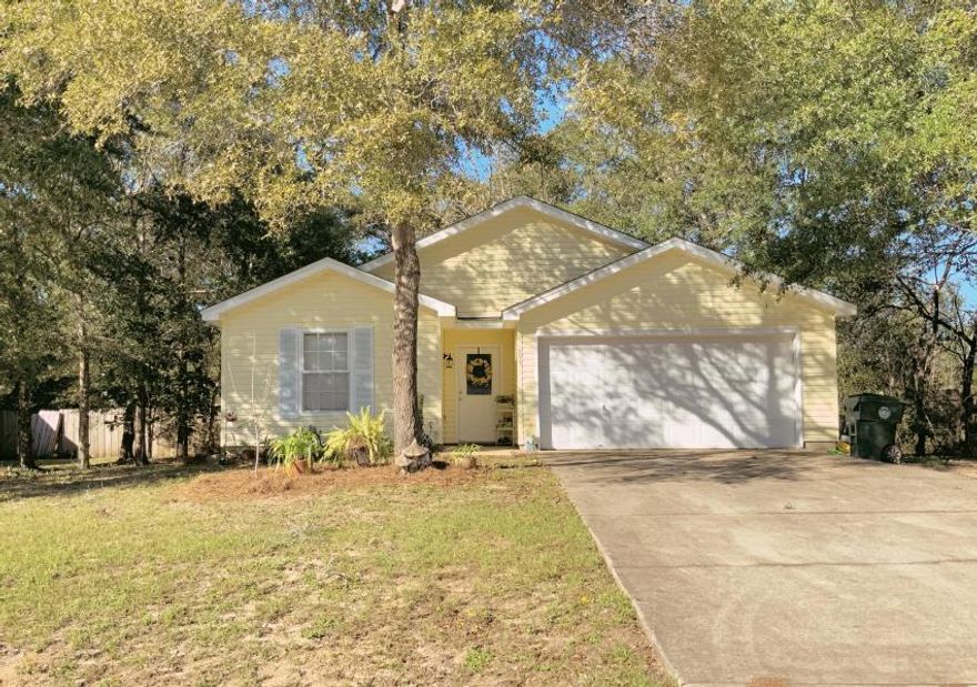 Enjoy this ADORABLE home located within walking distance of shopping yet still tucked away in it's own little quiet neighborhood. The fully fenced in backyard will allow the perfect place for your children or pets to run and play safely. Split floor plan allows the master bedroom and bathroom to be separated from the other 2 bedrooms and spare bath.