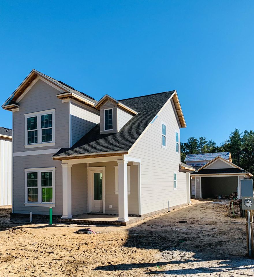 This home builder is currently offering special financing for qualified buyers. Please contact Listing Agent for details.Welcome to Deer Moss Creek's newest neighborhood, Brookfield at Deer Moss Creek Phase 7A!! This neighborhood is strategically planned with each home being built to perfectly suit the lot. This Florida Vernacular home, the Jasmine Plan, will have 4 bedrooms and 2.5 baths. This 2-story home has a large family room leading to the dining area and kitchen.  The primary bedroom with en suite bathroom are also downstairs, with the other bedrooms upstairs. The kitchen's crisp white shaker cabinets, quartz countertops, apron sink, and stainless appliances give a clean, modern feel to a home with timeless charm. It also comes already equipped with a Ring Doorbell at the front