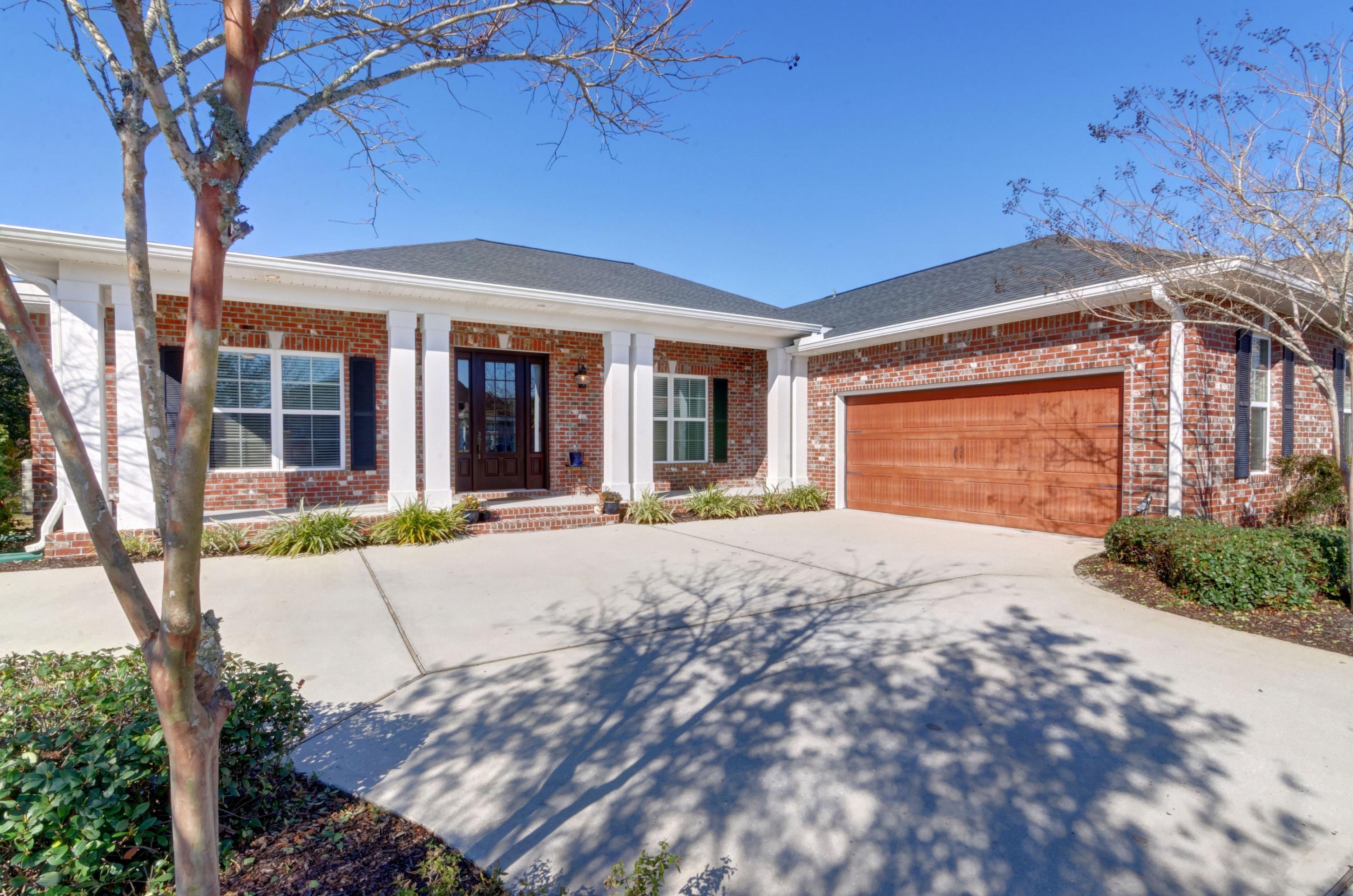 WELCOME HOME to Florida living at its best...This beautiful true custom-built Robbins Designed 4/5 bed 3 bath home is located in the prestigious water front lifestyle of Heritage Park.A private GATED community located on the Santa Rosa Sound.Homeowners enjoy vintage street light cobbled entry, curbed sidewalks, ornate mailboxes ,underground utilities and a WATERFRONT clubhouse featuring an in-ground pool...designed to enjoy the best views over the sound, workout room, conference area, lounge with TV and a fully fitted kitchen ...all with breathtaking views of the Island from its elevated location. Enjoy the common green area with fire pit & deeded access to the beach and Sound.....Perfect to walk and watch the beautiful sunsets or just sit on the seawall and feel that wonderful Gulf Breeze