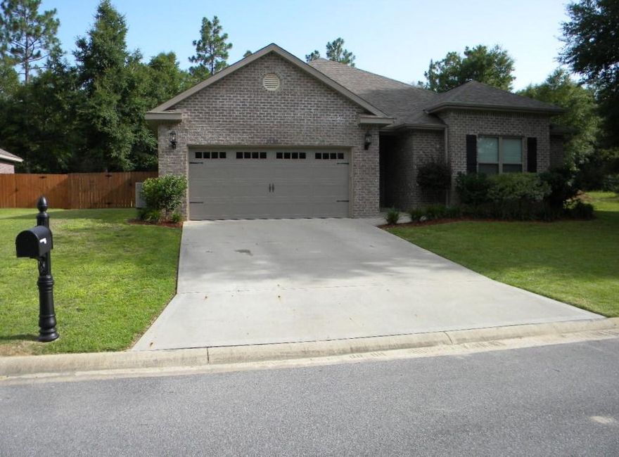 Come to the Country but yet only minutes away to grocery store, dining, schools, movie theatre, and shopping. Take a look at this almost new 4 bedroom 2 bath home with many upgrades to include granite counter tops, large breakfast bar, tile floors, sprinkler system, recessed lighting, stainless steel refrigerator, separate shower in master bathroom, pocket doors and privacy fenced back yard just to name a few. Take a look at this beautiful home today. One year home warranty provided by the seller. Also includes termite bond that was just renewed.