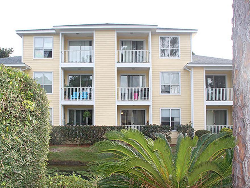 Cute, affordable 2 bedroom, 2 bath condo located in Pointe of View S/D, which is close to all the quaint shops, restaurants and movie theaters of Grand Boulevard and Sandestin Beach & Golf Resort. Also very close is Publix and Sacred Heart hospital, Destin and 30A. Best of all, the sugar white beaches are just 5 minutes away! Pointe of View is a well-kept community with a private pool and pool house, and beautifully landscaped common areas throughout that are maintained by the HOA. The HOA also has recently replaced the roof of the building #409 is in. This unit has a nice private balcony off the living room overlooking a pond covered in water lilies and has large resident turtles. The kitchen has a breakfast bar and although small in size it has a very efficient flow about it. The