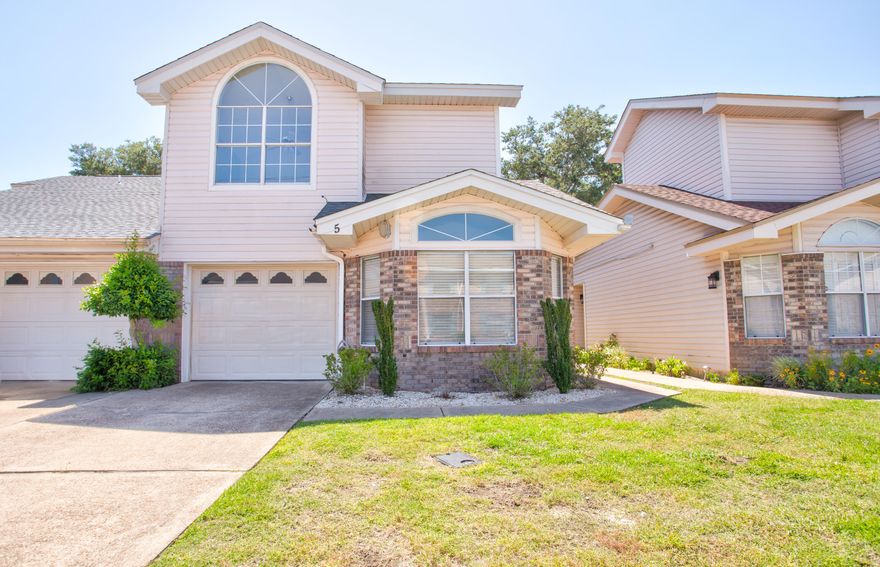 Welcome home! This beautifully maintained townhome is waiting for its new owners. Situated in a convenient location to all military bases and the white sandy beaches of the Emerald Coast. This home features 3 nicely sized bedrooms, 2 bathrooms with lots of bright light in all rooms. The master bedroom is located on the first floor and features tall ceilings and a generous sized closet. The kitchen features stainless steel appliances, granite countertops and an open concept the flows into the living room and dining area. The additional 2 bedrooms are located on the second floor and have a shared bathroom. Enjoy evenings on the back patio or a dip in the community pool. This home was just updated with LVP flooring and new paint throughout.