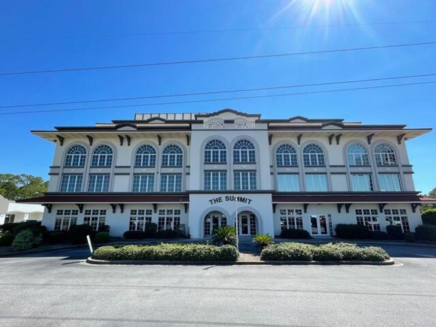 Professional office condo located on the 3rd Floor of the The Summit office building in Miramar Beach, FL. This space is located in the NE corner of the building and will require a full interior buildout for your custom use.  Beautiful floor to ceiling windows allowing tremendous natural light into your work environment.  The building has a tremendous parking field, common area restrooms, elevator & stair access.  Each owner / tenant has dedicated space inside the first floor lobby directory.  Association Dues for this space cover the CAM & Bldg Insurance along with the electricity.  Each office condo has its own parcel ID and property tax responsibility.