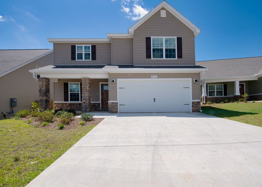 Estimated completion date 8/1/2020 This craftsman home is located 14 miles from Duke Field, adorns a spacious open downstairs floor plan.Light & bright eat-in kitchen with Ivory cabinets,Toasted Walnut laminate flooring, breakfast bar,adjoins the dining room and Family room area.Flex room or 5th bedroom downstairs off the foyer.Three additional bedrooms upstairs along with the Master suite. Both baths with tile floors, spa sinks, & cafe cabinetry. Decorative Columns, cedar shake vinyl siding and stone accent the exterior of the home. Actual colors may vary and are subject to change. Fully sodded and landscaped. Pictures are from a previously built home but the same floor plan. The pictures attached may not be the colors of actual home. Colors and materials may vary. See more for colors.