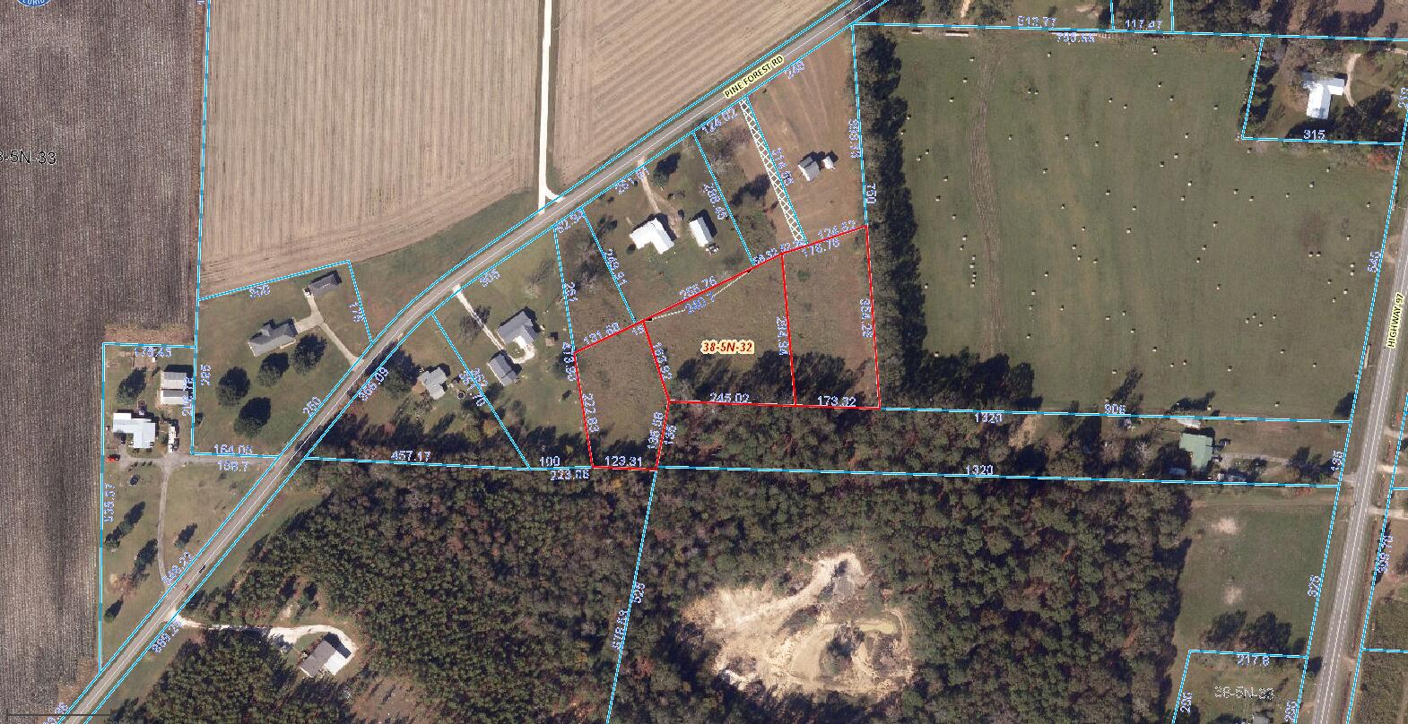 3.5 Acres in Peaceful Mcdavid! Come build your private getaway. Easement off Pine forest rd included. Zoned RR Rural Residential and no flood zone. Sale includes 3 lots totaling 3.5 acres. Parcels included are 385N333401000003, 385N333401004003, and 385N333401003003.