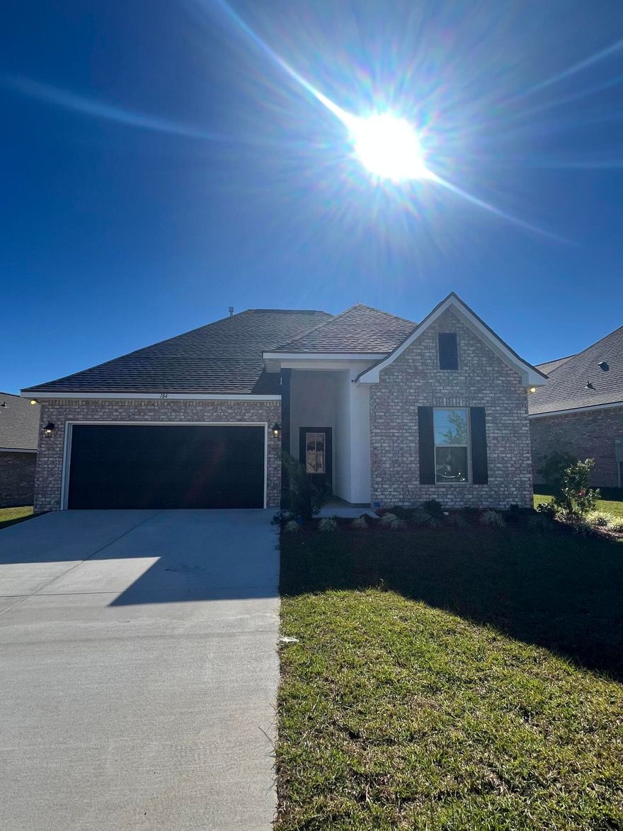 The TRILLIUM IV B in The Bluffs at Lafayette community offers a 3 bedroom, 2 full bathroom, open and split design. Upgrades added (list attached). Special Features: double vanity, garden tub, separate shower, and walk-in closet in master bath, kitchen island, walk-in pantry, boot bench in mudroom, covered porches, undermount sinks, LED lighting throughout, recessed lighting, crown molding, ceiling fans in living and master, custom framed mirrors in all baths, smoke and carbon monoxide detectors, landscaping, architectural 30-year shingles, flood lights, and more! Energy Efficient Features: tankless gas water heater, kitchen appliance package with gas range, vinyl low E windows, and more! Energy Star Partner.