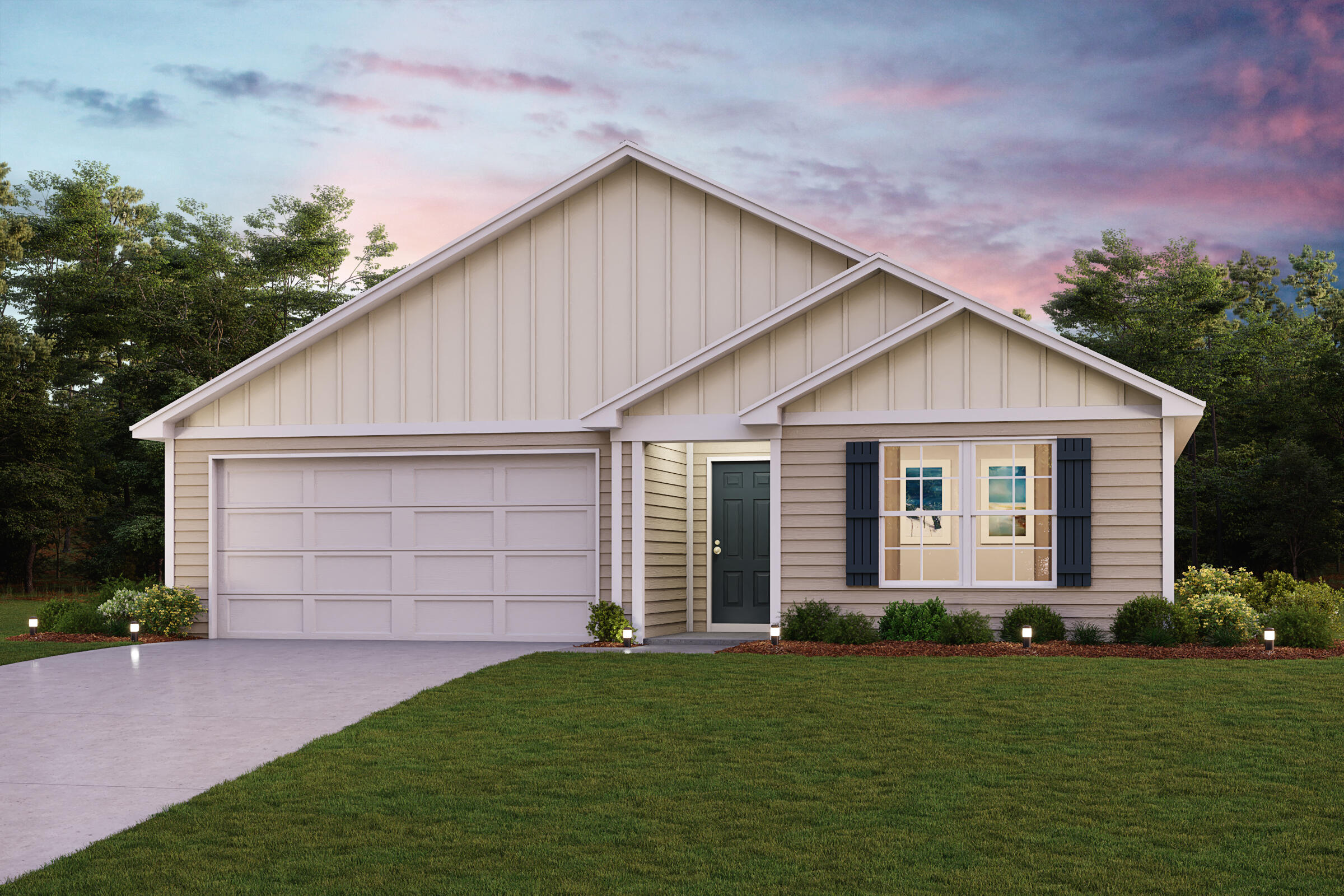 You will love this DELIGHTFUL NEW Single-Story Home in the Price Farms Community! The desirable Radford Plan boasts an open design encompassing the Living, Dining, and Kitchen spaces. The Kitchen features gorgeous cabinets, granite countertops, and Stainless-Steel Steel Appliances (Includes, Range with Microwave hood, and Dishwasher). Additionally, the primary suite has a private bath with dual vanity sinks and a walk-in closet. This home also includes 3 more bedrooms and a full secondary bath.