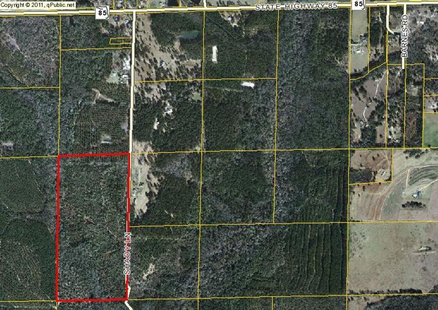 80 Acres of timberland. This is prime location to have for hunting. You could also clear some land and build your dream home and still have some privacy. This is also a prime location for developers to build new homesites. This land is priced to sell!! Lot dimensions are approximate. Buyer will need survey to confirm.
