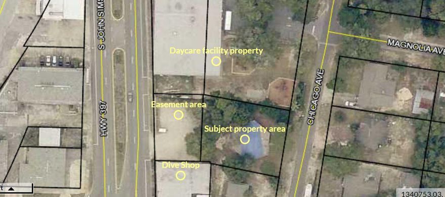 GREAT opportunity for a myriad of end users! Unique to say the least, it is a one of a kind property, C-1 with John Sims Parkway visibility for signage and parking with off main road pricing. From offices (insurance, real estate, title company, scientific, management, administrative, social services, healthcare and social services) to increased density for multifamily, utilizing the rare easement for use of John Sims Parkway signage and off road parking! Bring all of your commercial folks who may not be cookie cutter types or not have deep pockets. It was formerly used as a Sound Studio, and also rented residential. Artists? Yoga Studio? Be creative, think outside the box
