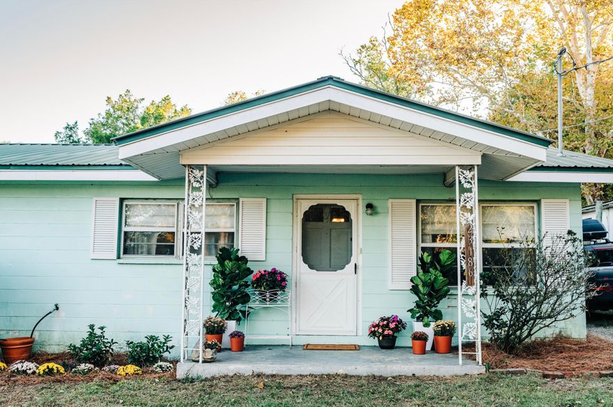 Located just over the Alabama state line from Florida, this charming 3-bedroom, 1-bathroom home offers the perfect blend of convenience and affordability. Enjoy an easy commute to Eglin AFB and Crestview, FL, and only an hour to the beaches of 30A and Destin, while benefiting from lower property taxes and insurance costs. Built with durable cinder block construction and a metal roof, this home is energy-efficient and easy to maintain. Relax on the covered front porch and take in the peaceful view of the pond across the street. Inside, you'll find a spacious kitchen with plenty of cabinets and storage. The large enclosed back room provides additional space for laundry, storage, or even a hobby area. Outside, the property offers a 2-car carport and a generous yard with ample room for gardening or outdoor entertaining.
If you're looking for an affordable home in a convenient location with great features and low maintenance, this one is a must-see!