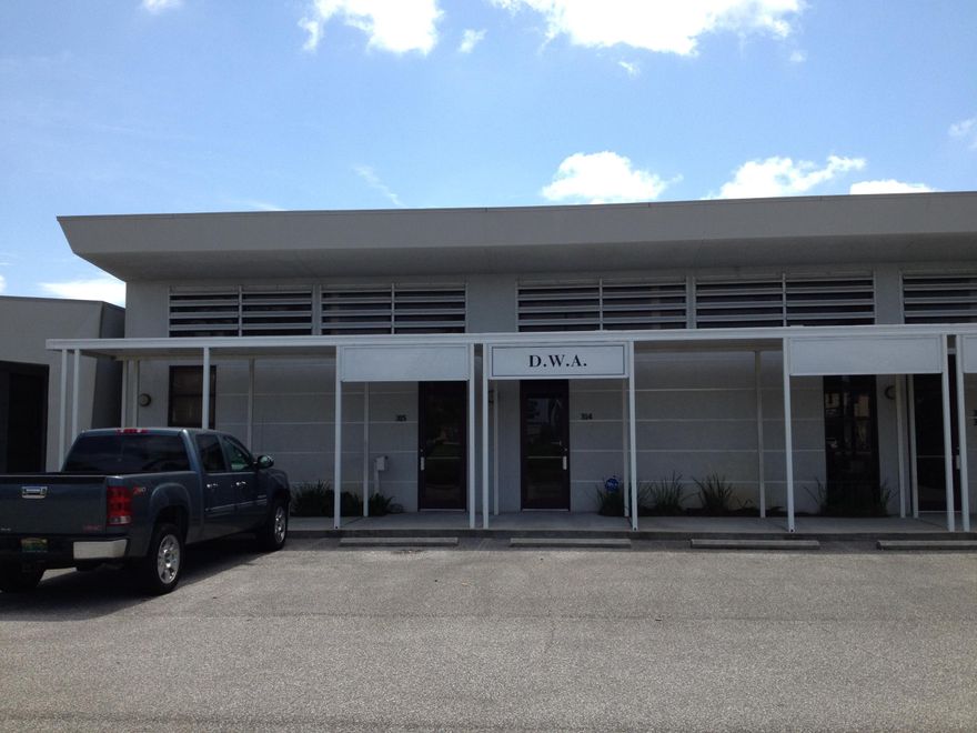 871 SF office space fronting along Airport Road. The space consists of a warm reception area, glass enclosed conference room, two executive offices, small kitchenette and one restroom. This office is currently leased to DWA on Month to Month basis. Please call for additional information.