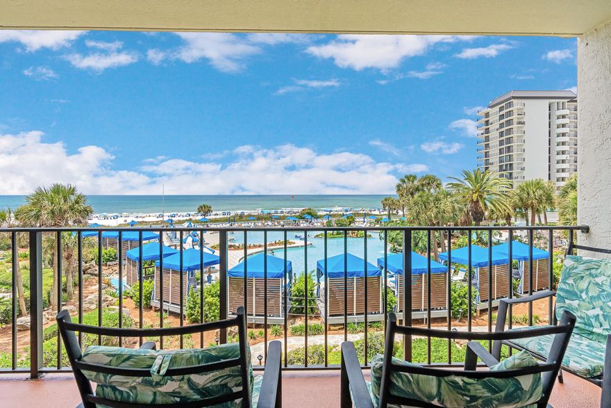 2BR/2BA condo in sought-after Edgewater Beach Resort. This unit is located on the 2nd floor and offers the ultimate convenience--skip the elevator and enjoy quick access to the beach and resort amenities. The kitchen has been tastefully updated, featuring stainless steel appliances and plenty of space for entertaining. This spacious floor plan provides comfortable living with Gulf views, perfect for a relaxing getaway or a strong rental investment. Enjoy all the amenities Edgewater has to offer, including multiple pools, tennis and pickle ball courts, golf, fitness center, and on-site dining. Don't miss your chance to own in one of Panama City Beach's premier Gulf-front resorts!